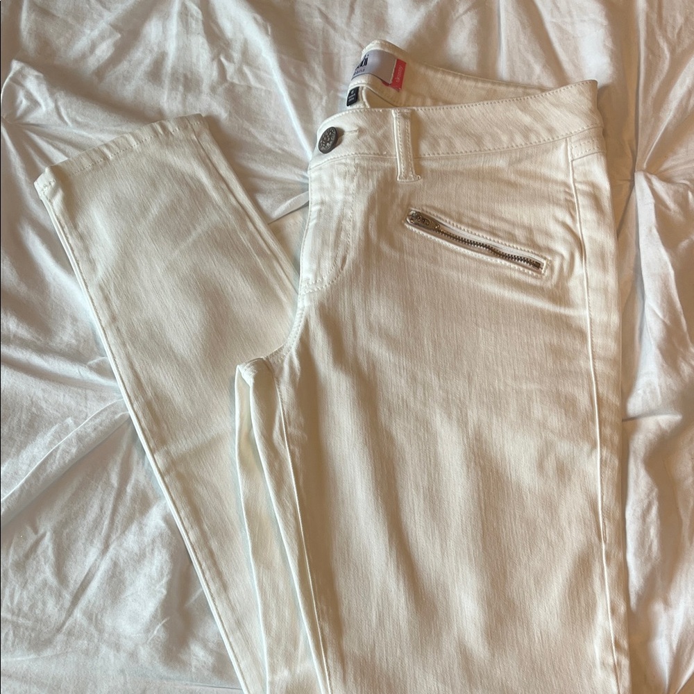 CAbi Cream Skinny Jeans for Women